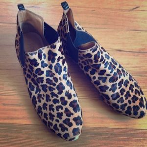 J.Crew Leopard Pony Hair Booties
